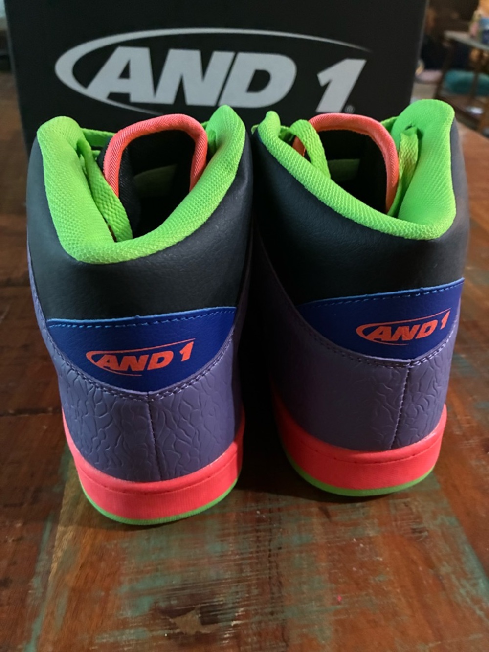 And1 Slam Mid Top Court Shoe Mens 9 Eur 42.5 - Picture 7 of 11